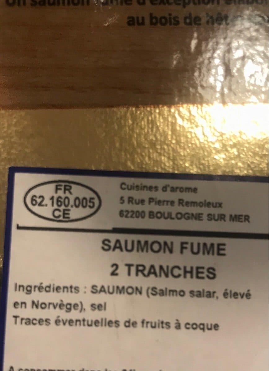Open Food Facts Saumon fumé packshot