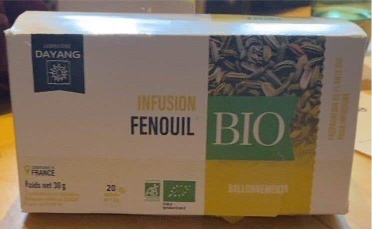 Dayang Dayang Infusion Fenouil Bio 20 Sachets packshot