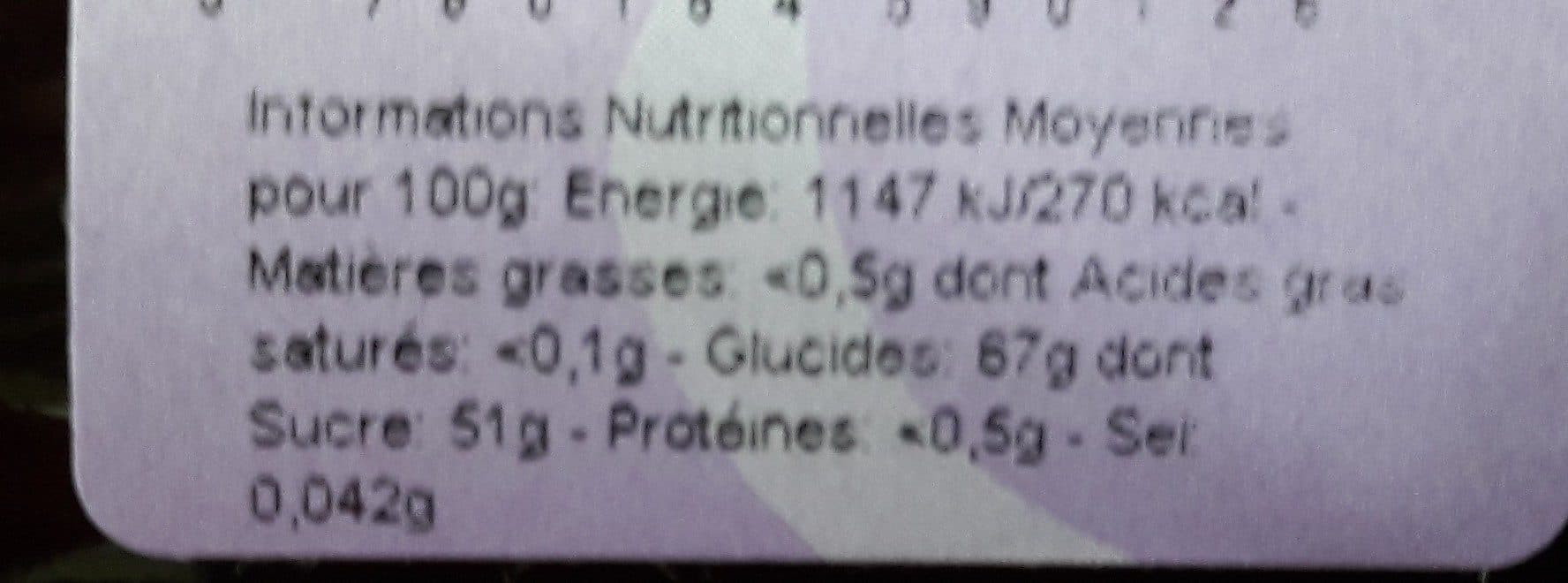 Open Food Facts Fleurs De Violette Pot En Verre 250G packshot