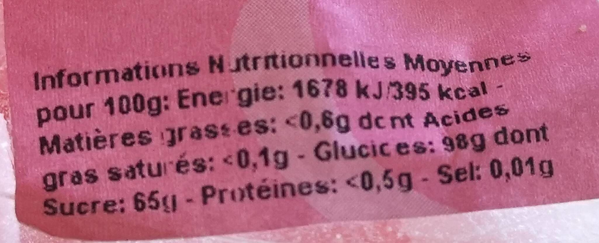 Open Food Facts Bonbons rose packshot