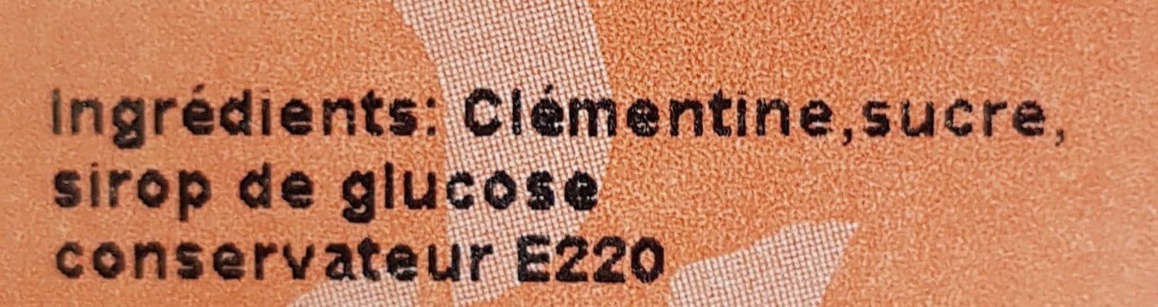 Open Food Facts Clémentines confites packshot