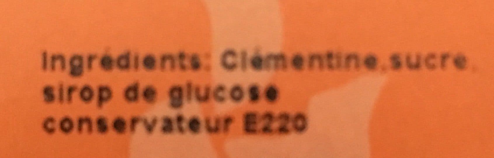 Open Food Facts Clémentines confites packshot