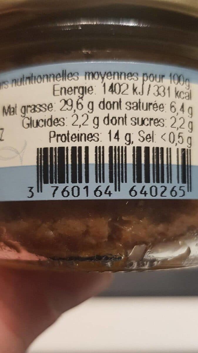 Open Food Facts Sardines à l'ail bio packshot
