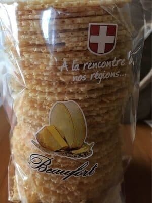 A La Rencontre De Nos Regions... Bricelets apéritifs au beaufort packshot