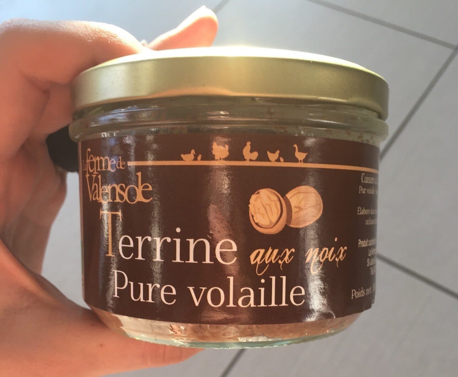 Open Food Facts Terrine aix noix pure volaille packshot