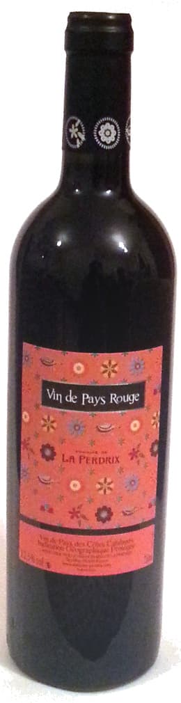 Domaine de la Perdrix Vin de pays rouge - Domaine de la Perdrix packshot