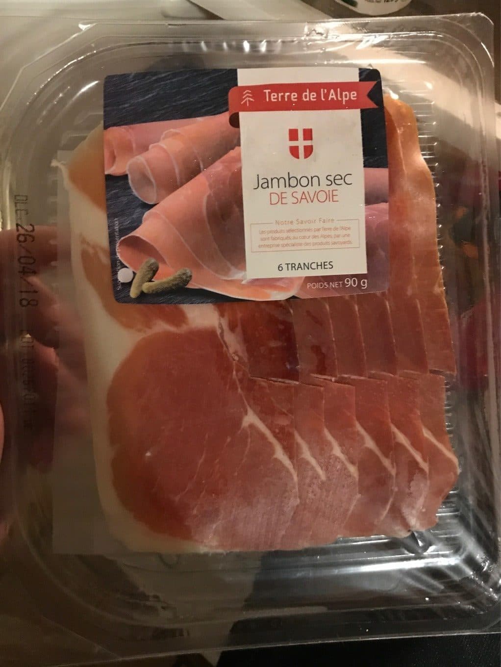 Terre de l’Alpe Jambon sec de Savoie packshot