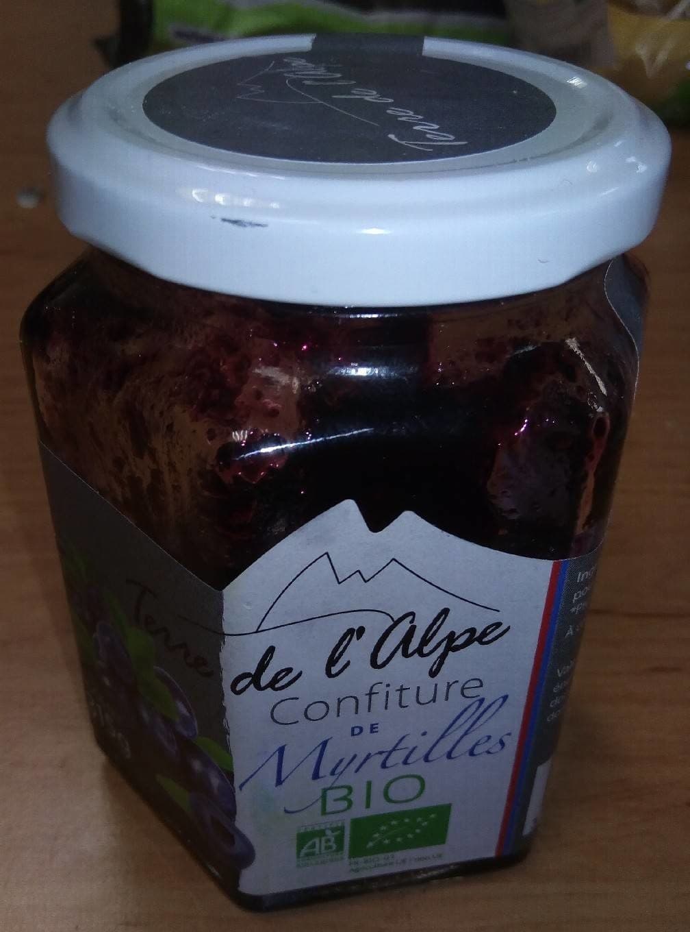 Terre De L'alple Confiture de Myrtilles packshot