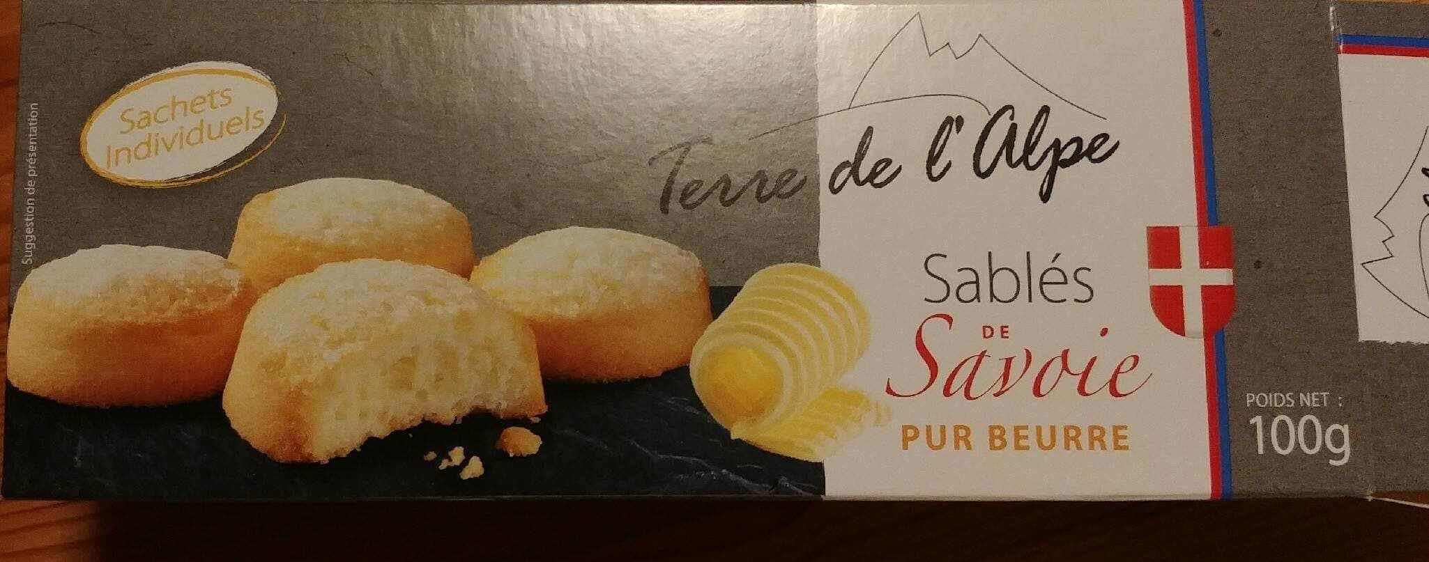 Terre de l'Alpes Sablés de Savoie pur beurre packshot