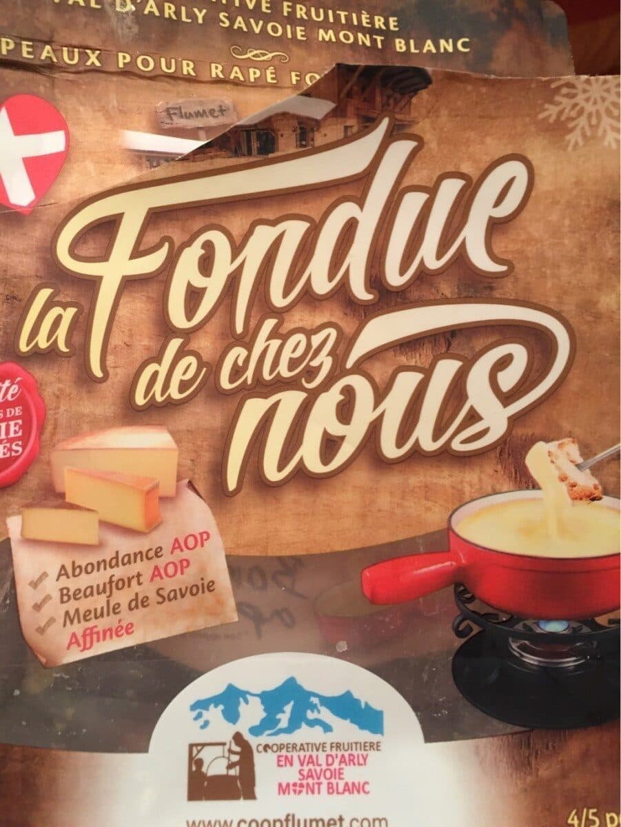 Open Food Facts La fondue de chez nous packshot