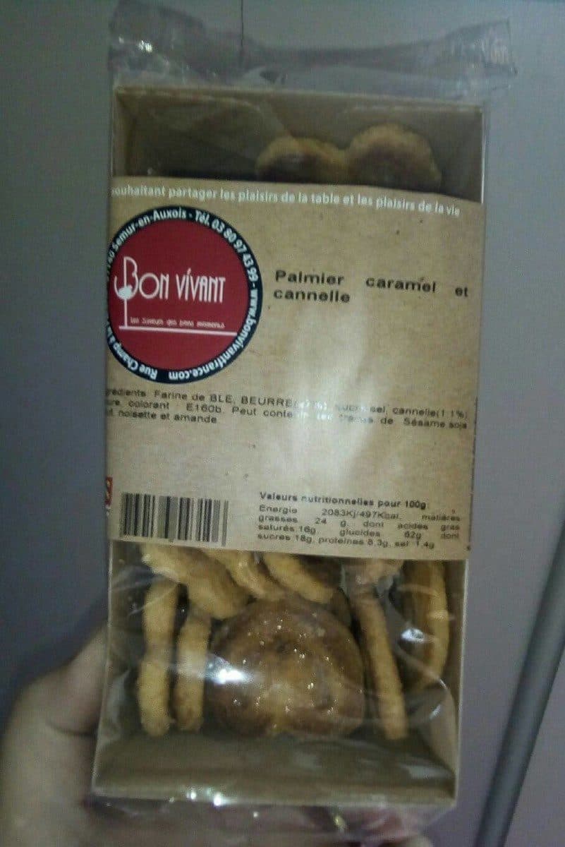 Bon Vivant Palmier caramel et cannelle packshot