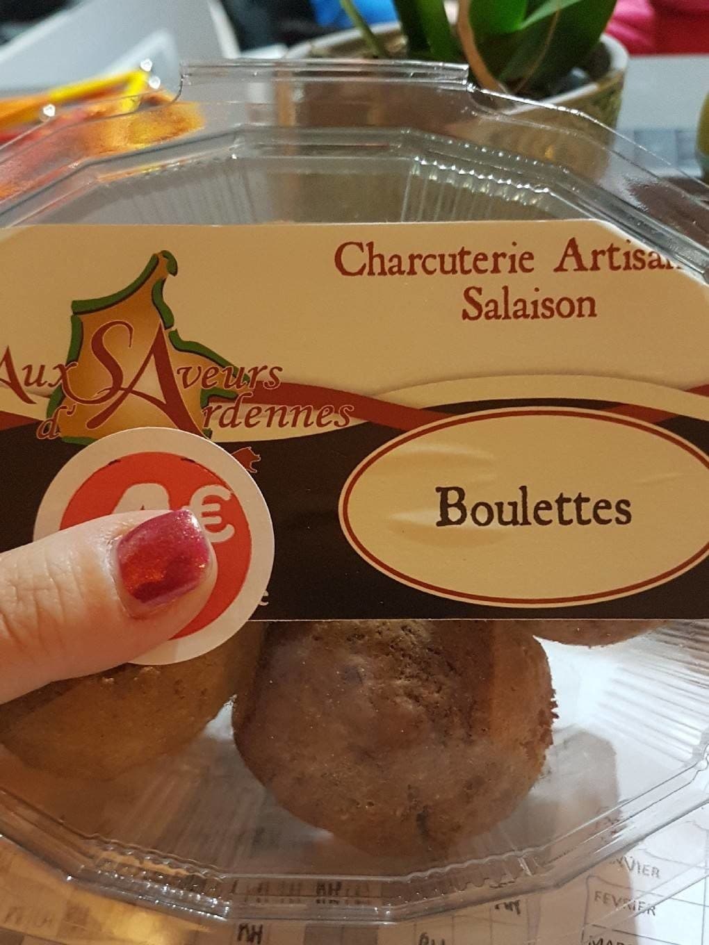 Aux Saveurs d'Ardennes Boulettes de Viande au Bœuf et Oignons packshot