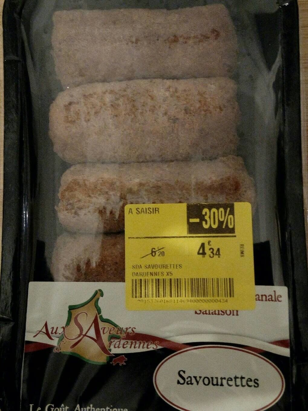 Aux Saveurs d'Ardennes Savourettes packshot