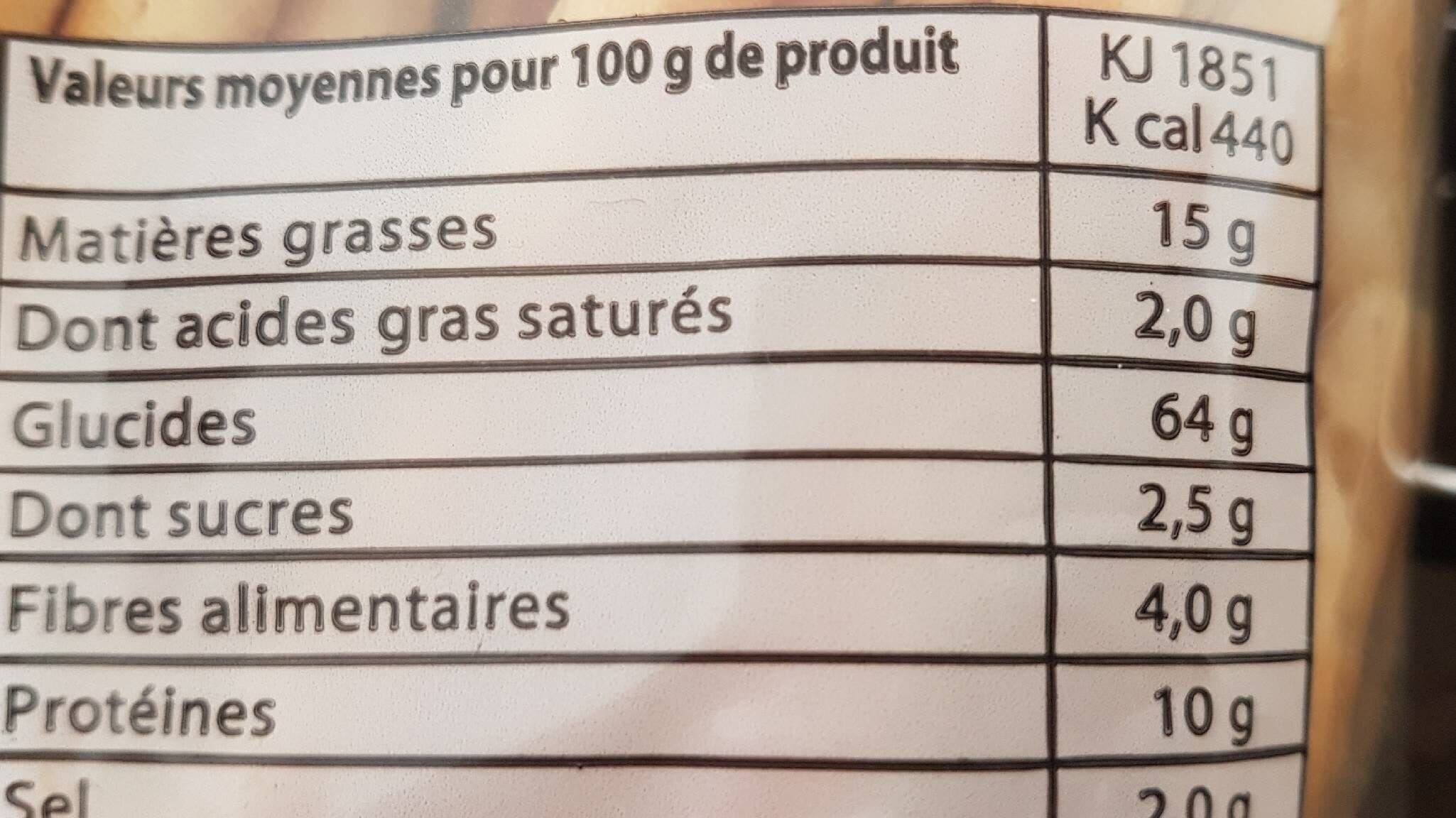 Le Père Gourmand Gressins rubata au sésame packshot