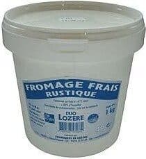 Rustique Duo Lozère Fromage frais rustique au lait pasteurise DUO LOZERE, 6%MG packshot