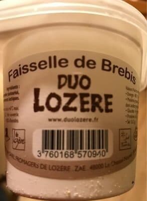 Duo Lozère Faiselle de brebis packshot