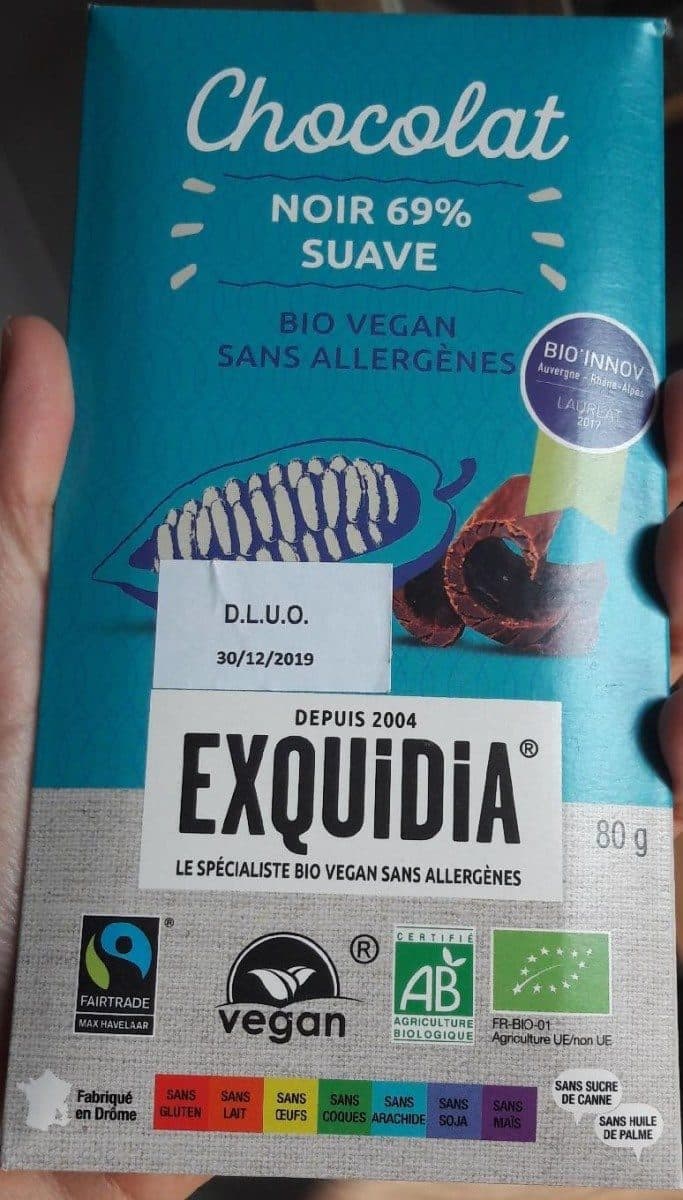 Exquidia Chocolat noir 69% packshot