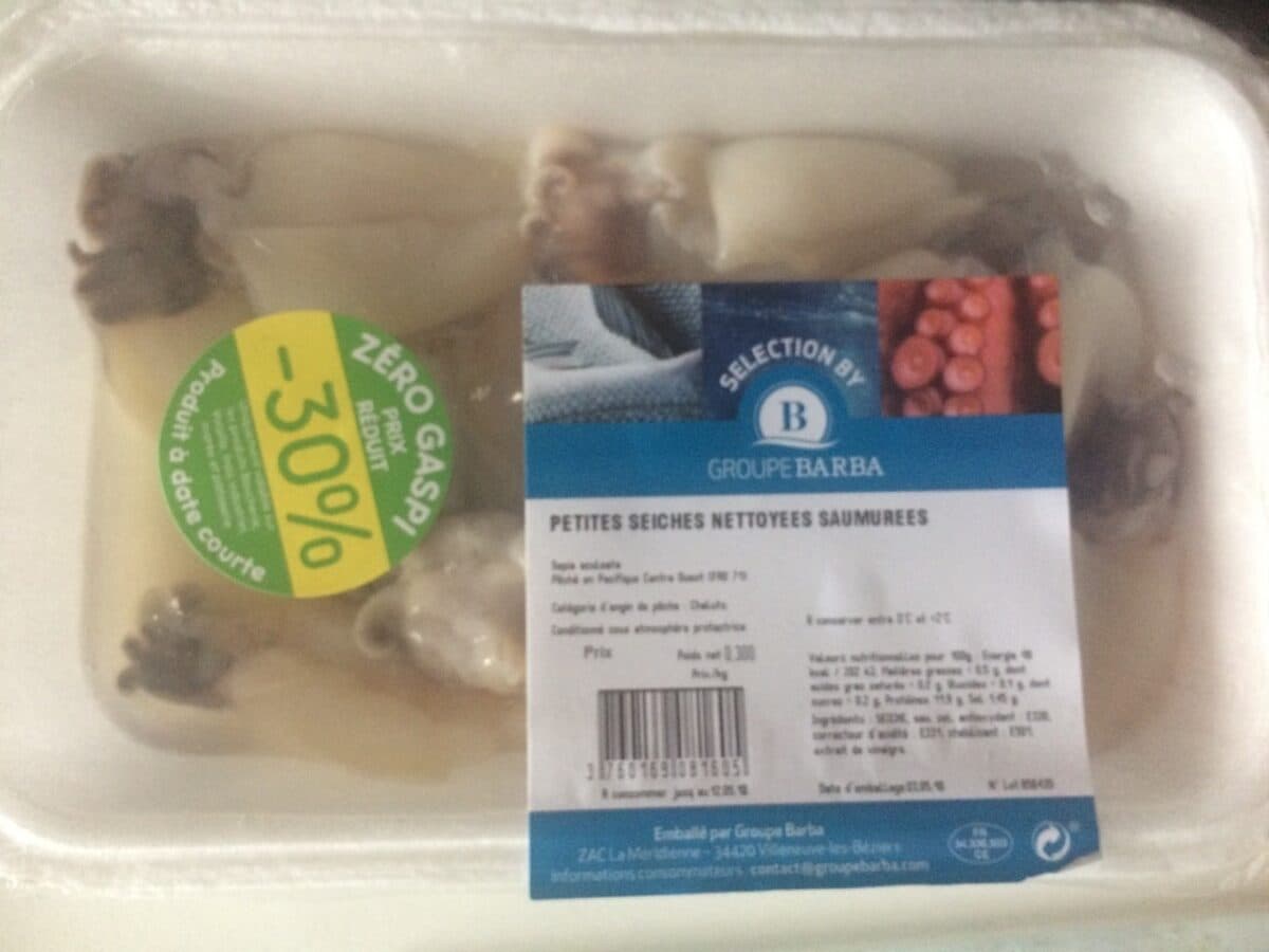 Open Food Facts Petites seiches packshot