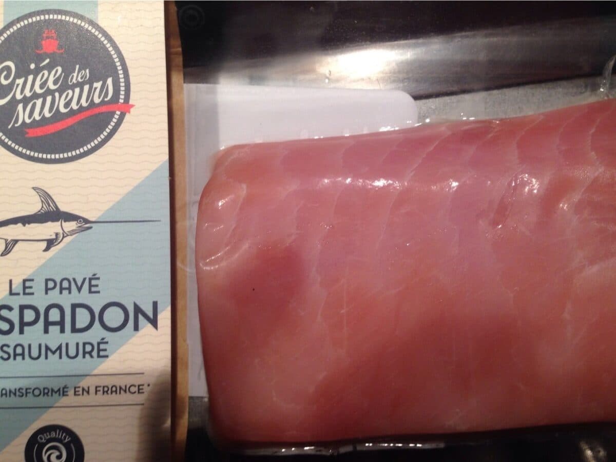 Open Food Facts Pavé d'espadon saumuré packshot