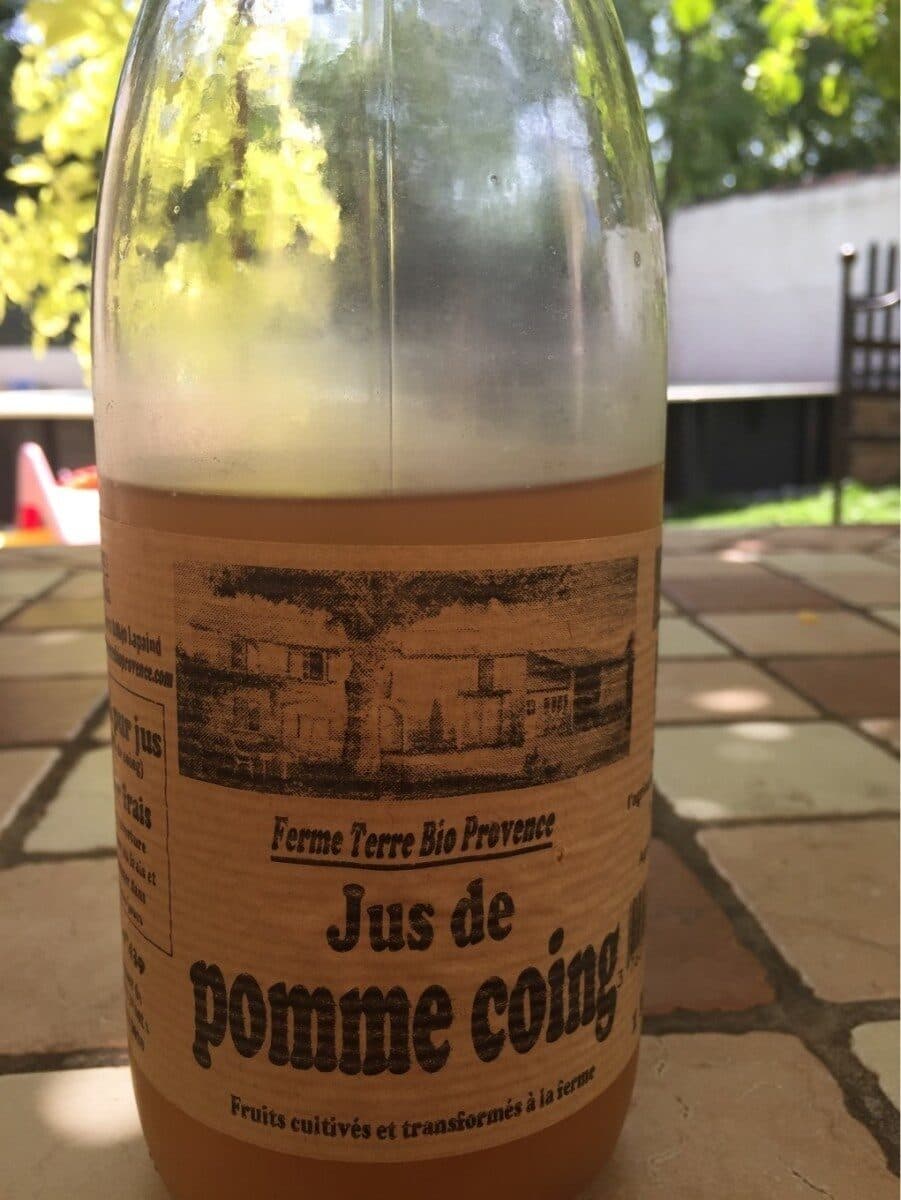Open Food Facts Jus de pomme coing packshot