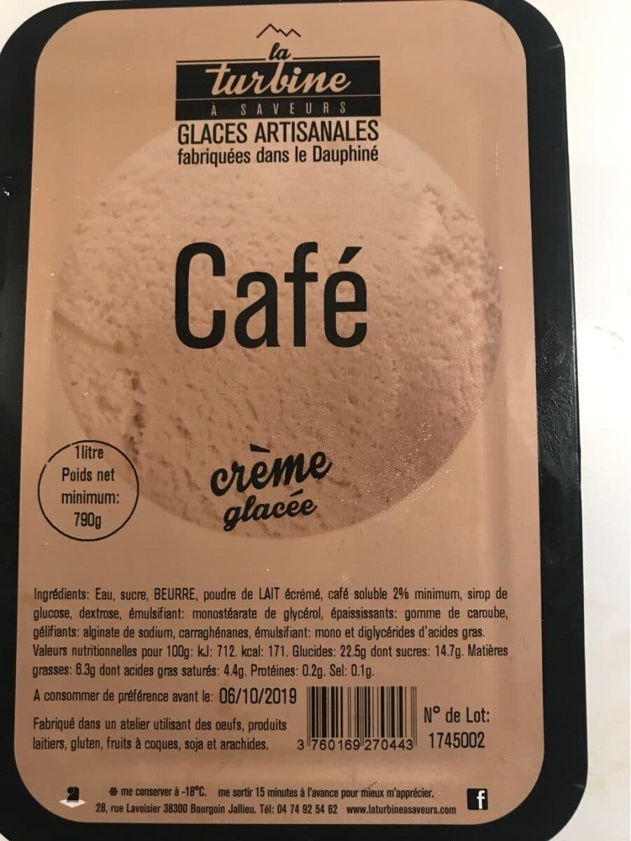La Turbine à Saveurs Glace artisanale packshot