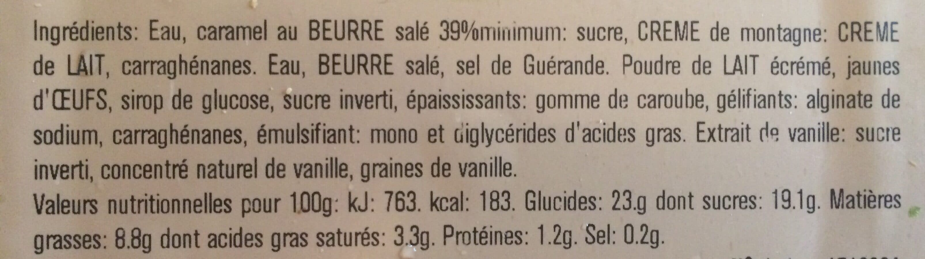 La Turbine A Saveurs Caramel beurre salé - Crème glacée packshot