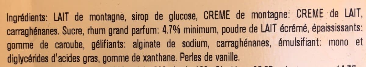 La Turbine à Saveurs Glace rhum des iles vanillè packshot