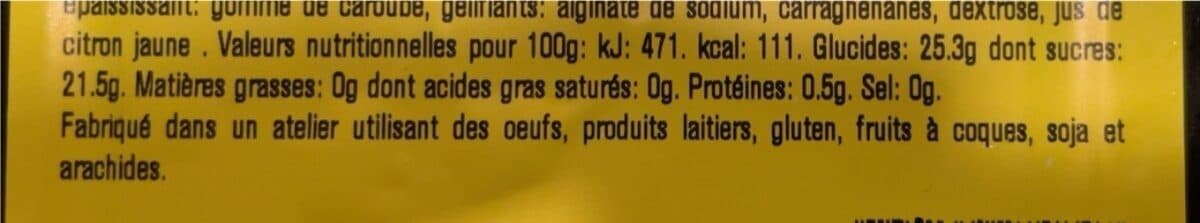 La Turbine à Saveurs Sorbe plein fruit Mangue-Passion-Gingembre packshot