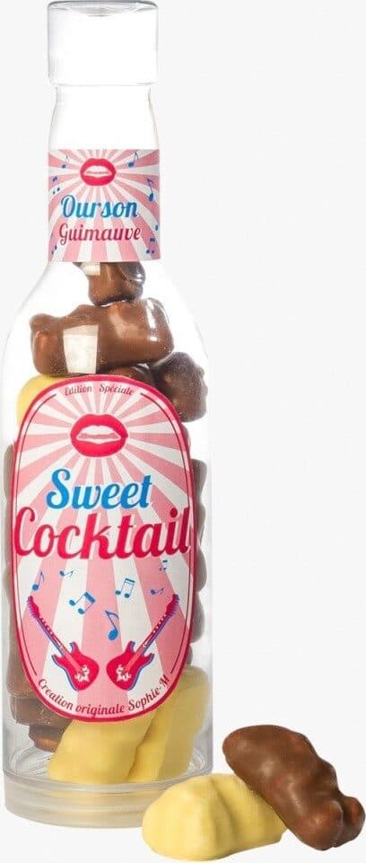 Open Food Facts Ourson Guimanve Enrobé Chocolat Noir, Lait Et Blanc packshot