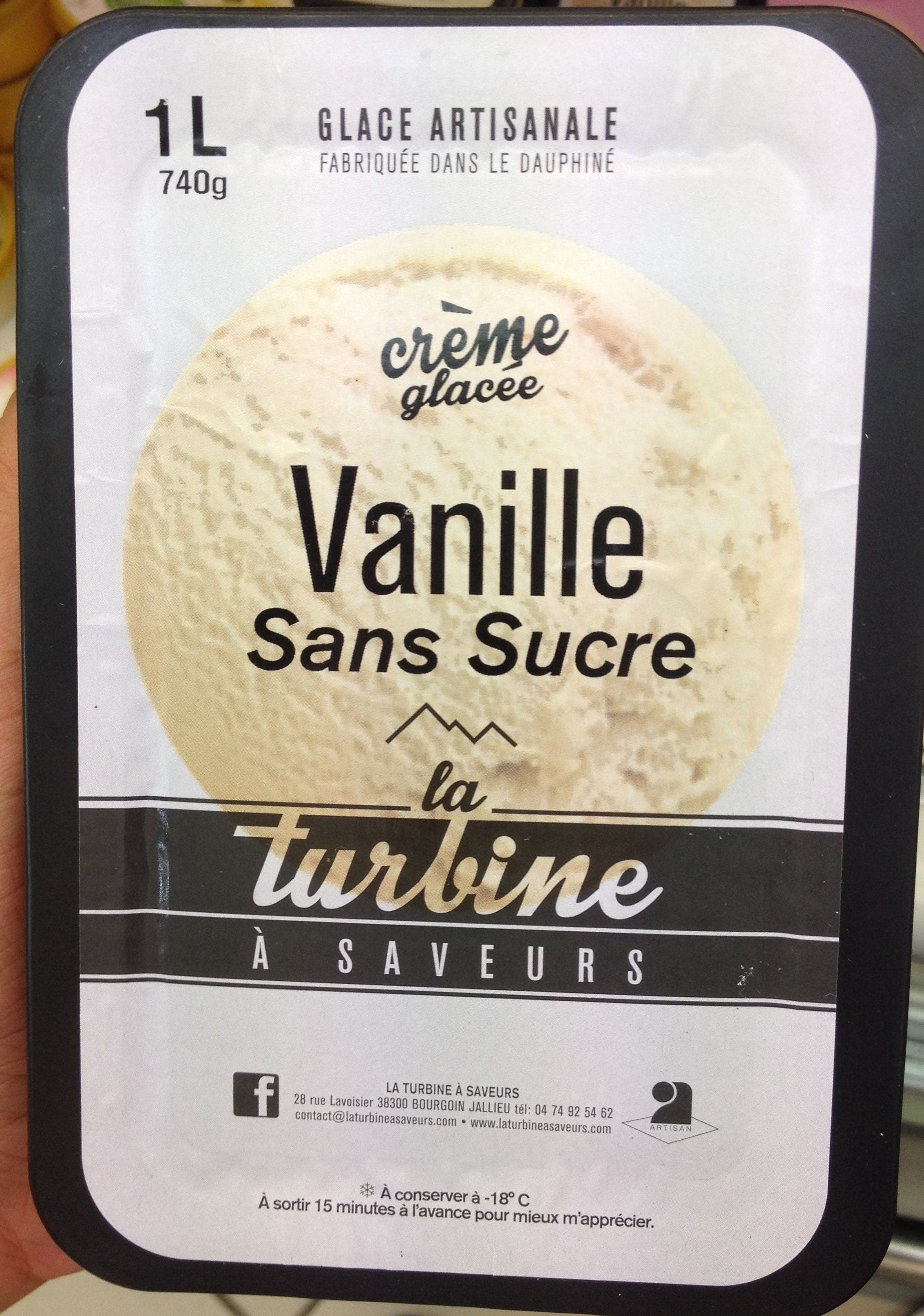 La turbine à saveurs Vanille sans sucre packshot