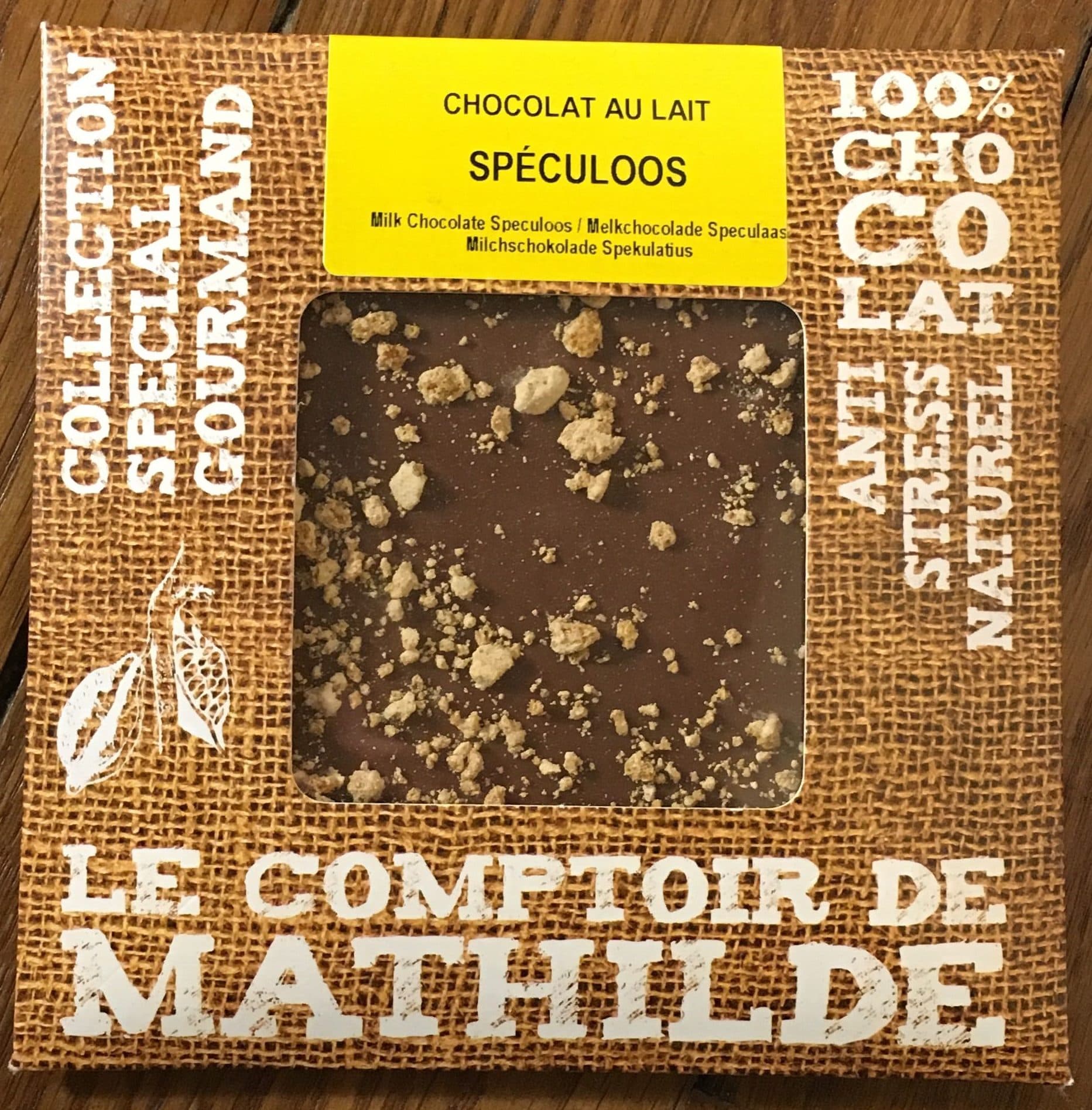 Le comptoir de Mathilde Chocolat au lait - Spéculoos packshot