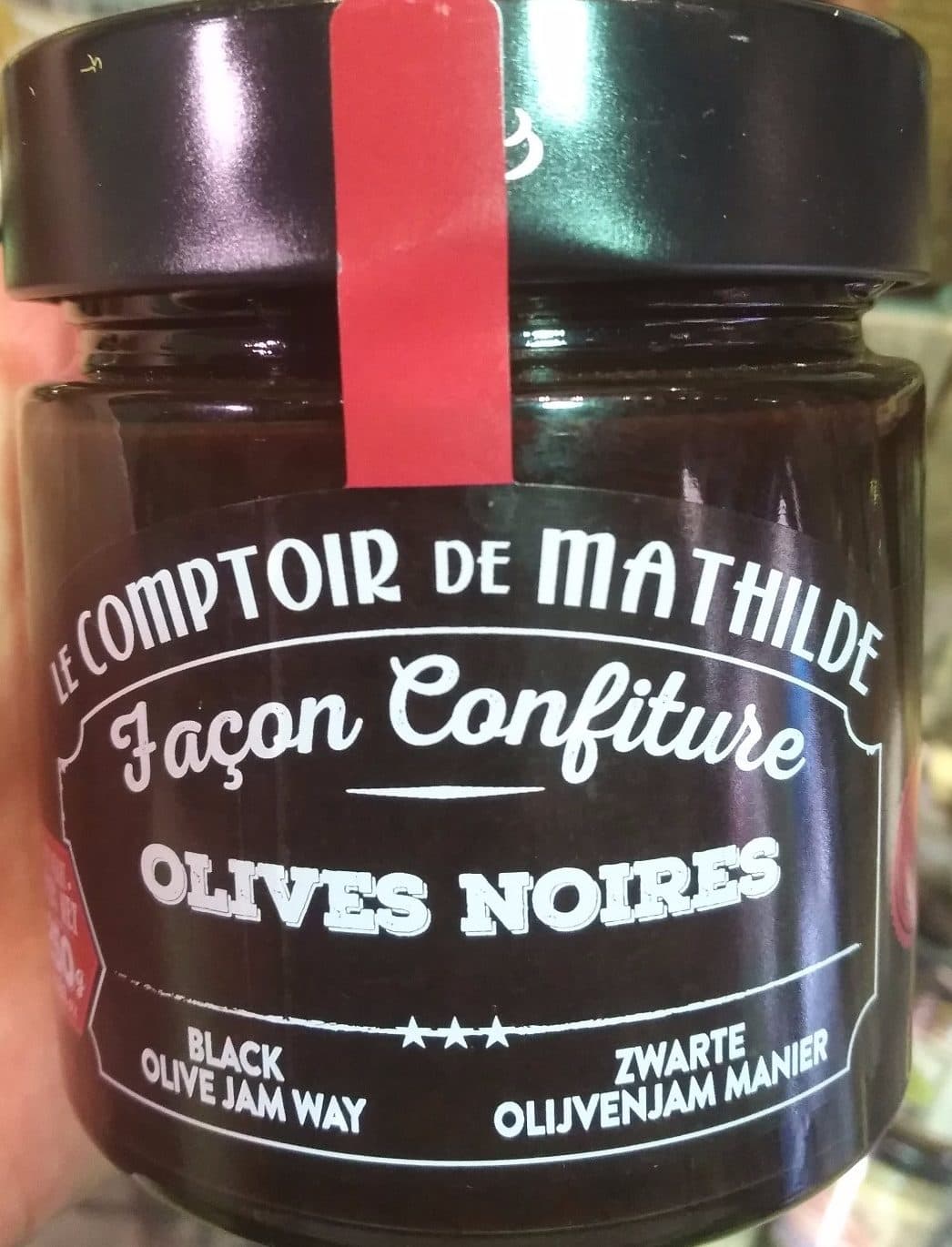 Le Comptoir de Mathilde Olives Noires Façon Confiture packshot