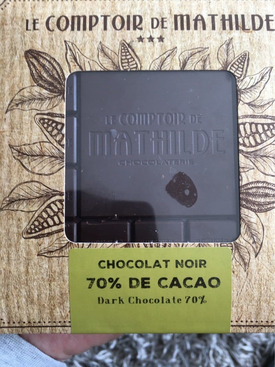 Le Comptoir de Mathilde Chocolat Noir 70% cacao packshot