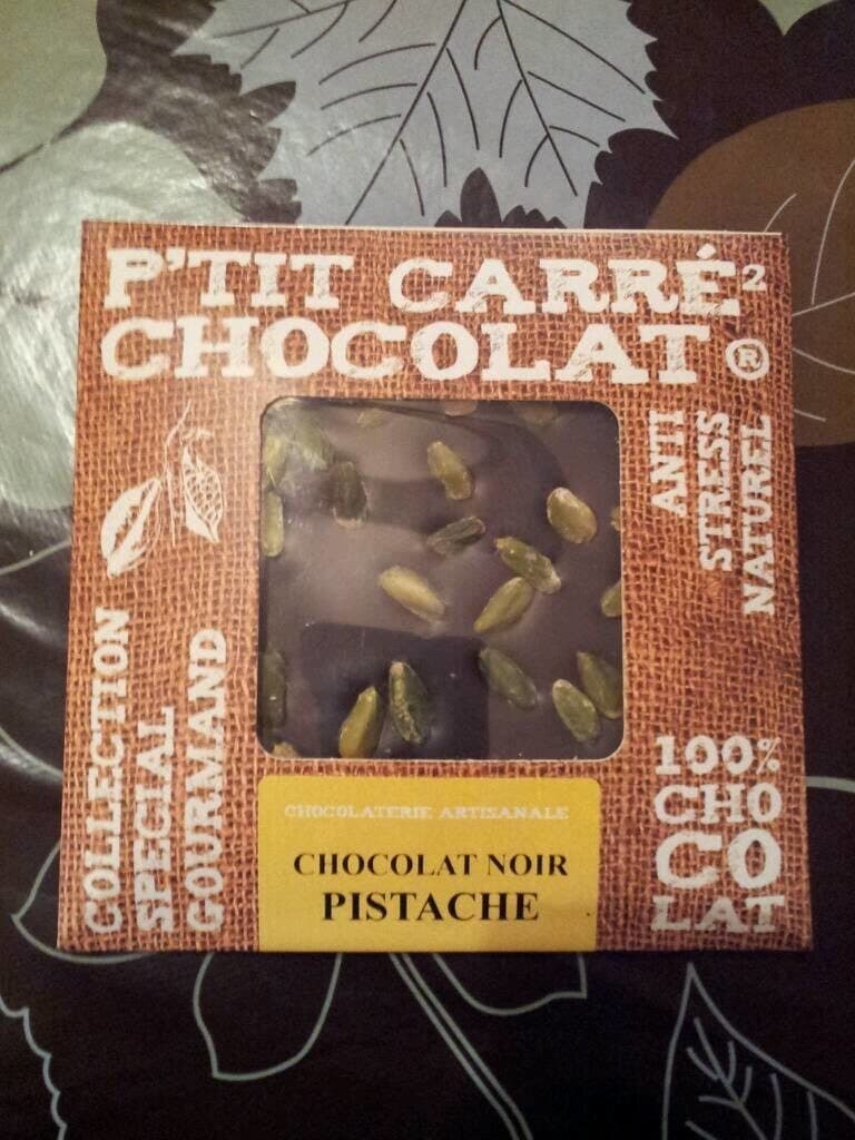 Le Comptoir de Mathilde Chocolat noir pistache packshot