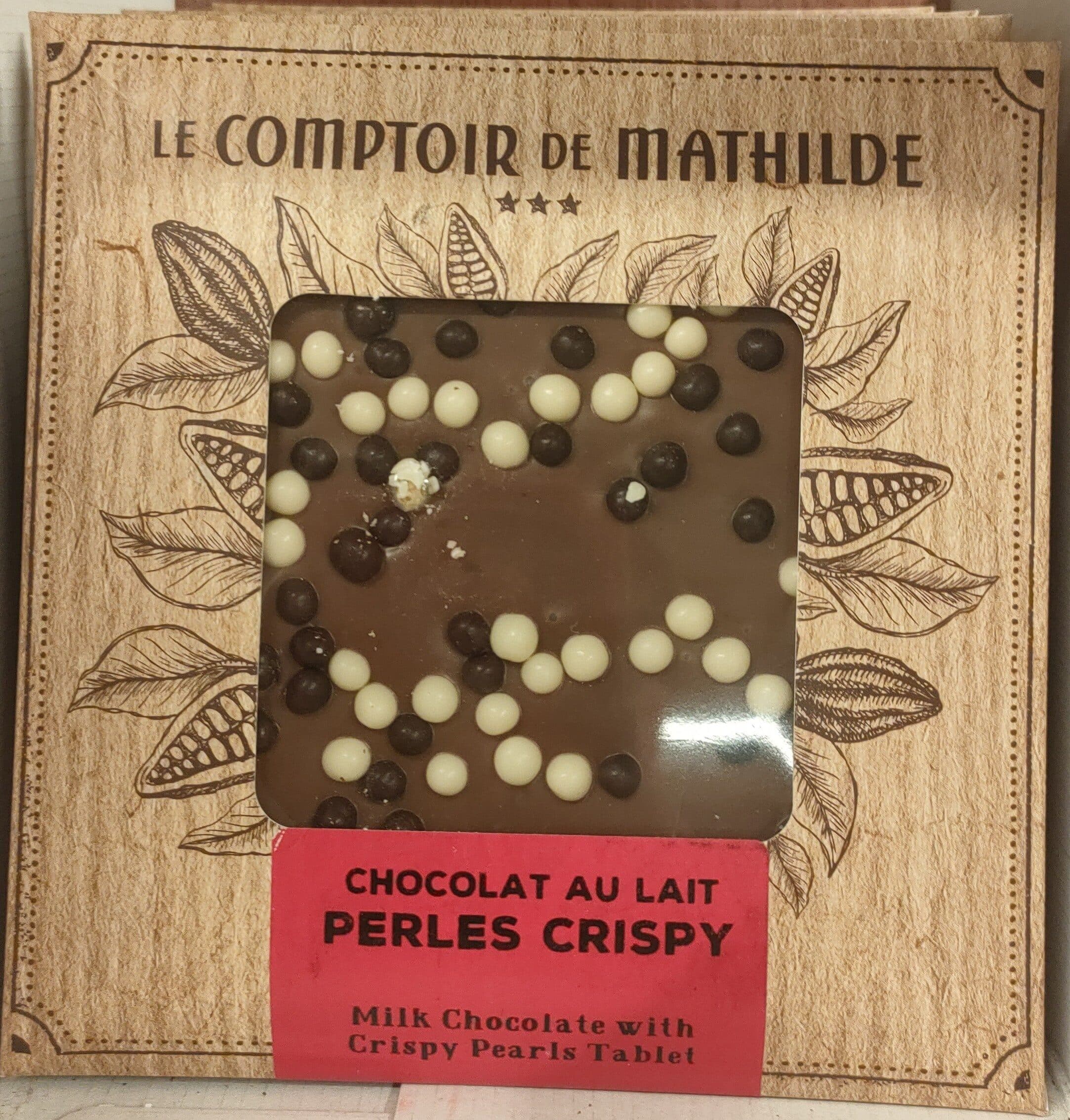 Le Comptoir De Mathilde Chocolat au lait perles crispy packshot