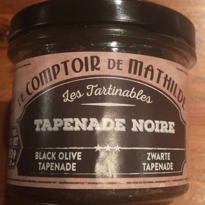 Le Comptoir de Mathilde Tapenade noire packshot