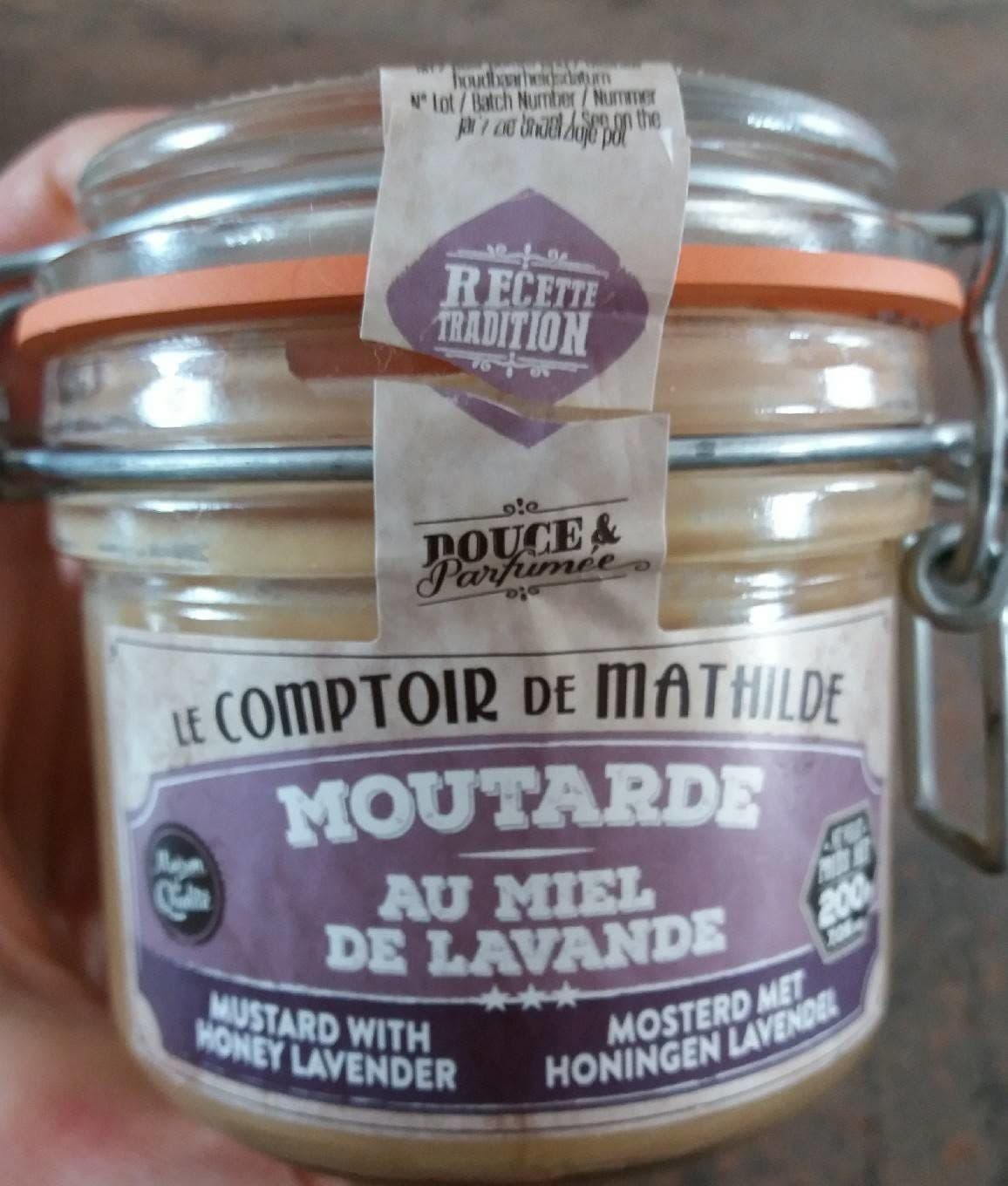 Le Comptoir de Mathilde Moutarde au miel de lavande packshot