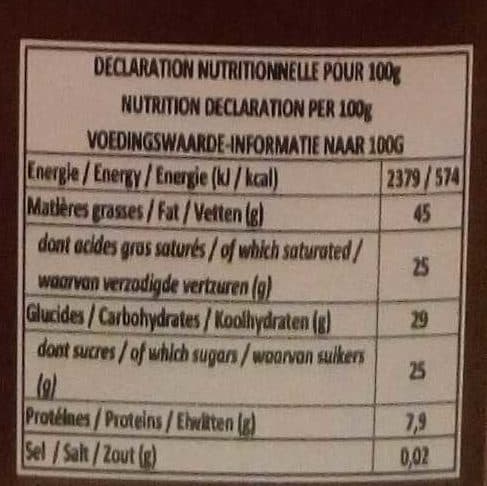 Le Comptoir de Mathilde Hot Chocolate - Chocolat Noir Noix Noisette packshot
