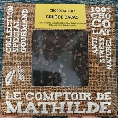 Le Comptoir de Mathilde Chocolat Noir Grué de Cacao packshot