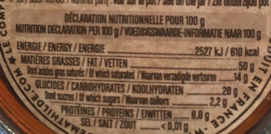 Le Comptoir De Mathilde Pate à tartiner packshot