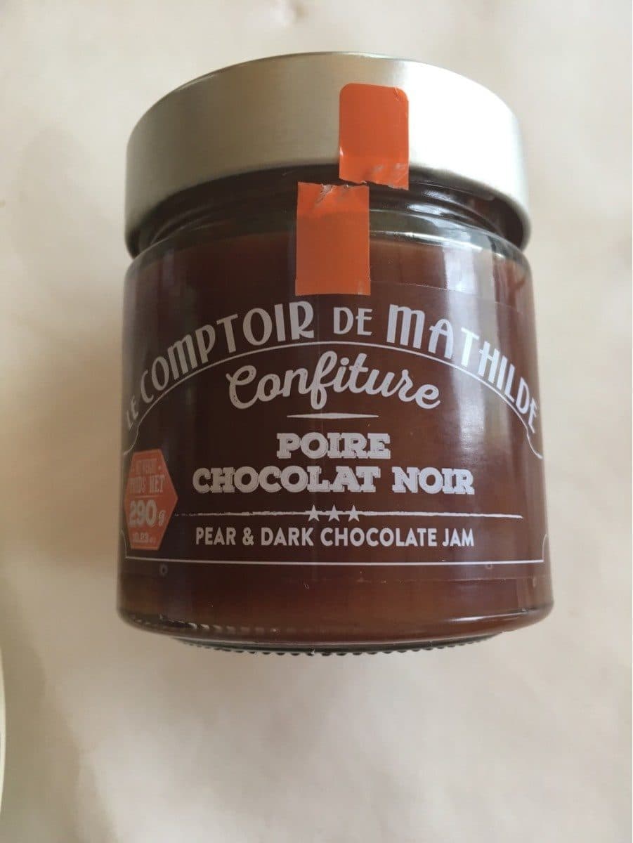 Le Comptoir de Mathilde Confiture poire chocolat noir packshot