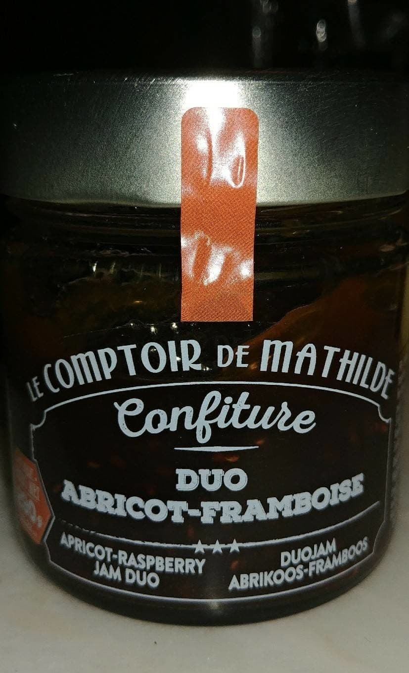 Le Comptoir de Mathilde Confiture duo Abricot-Framboise packshot