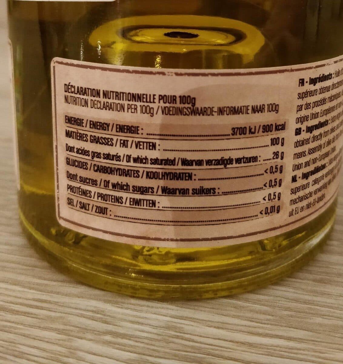 Le Comptoir de Mathilde Huile d'olive vierge extra packshot