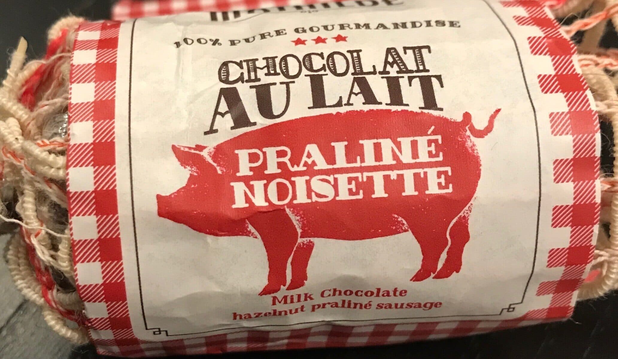 Le Comptoir de Mathilde Saucisson Chocolat au lait praliné noisette packshot