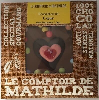 Le Comptoir de Mathilde Chocolat au lait Cœur packshot