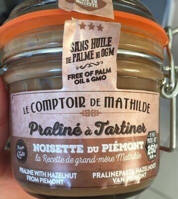 Le Comptoir De Mathilde Praliné à tartiner noisettes du Piémont packshot
