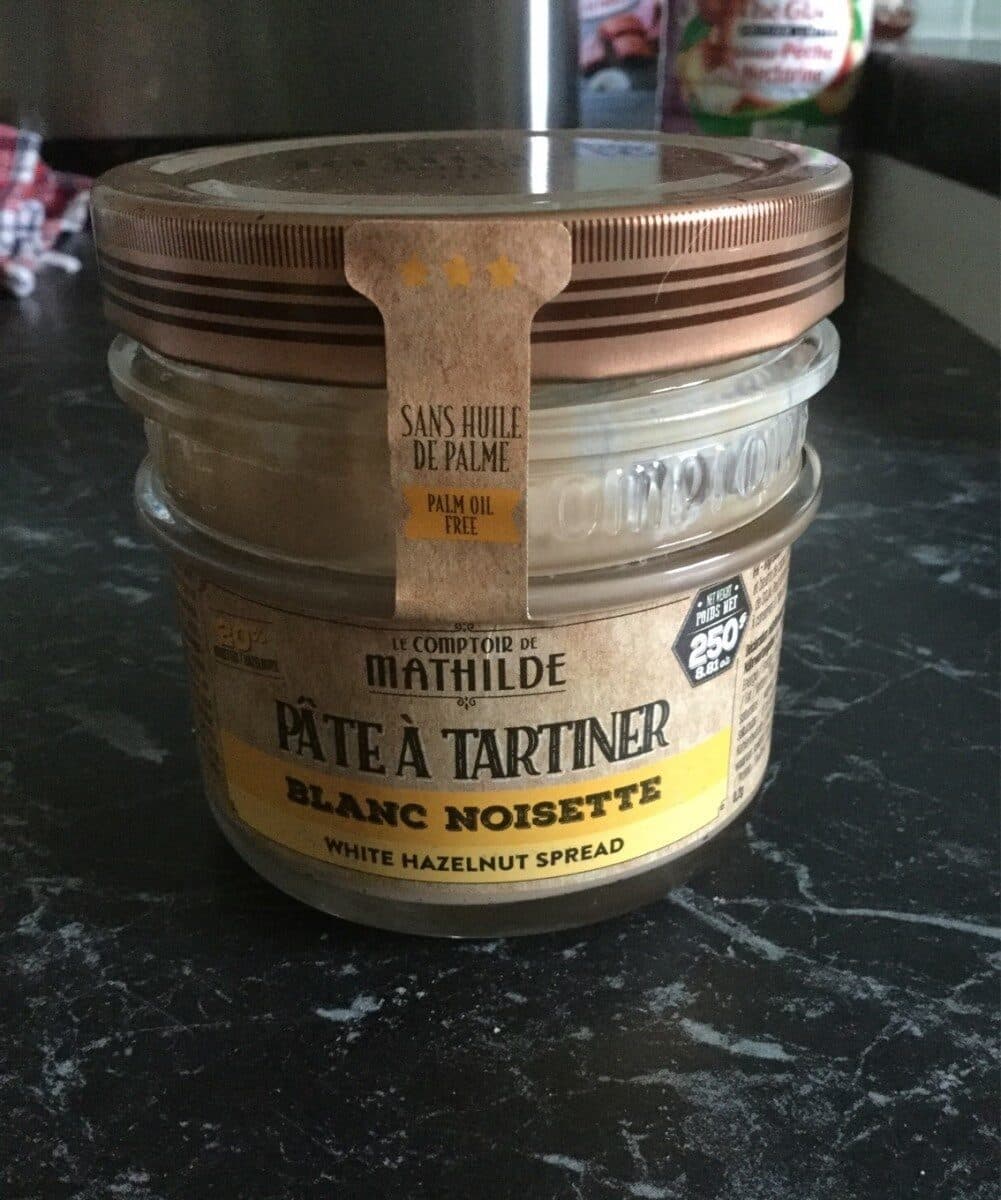 Le Comptoir de Mathilde Pâte à tartiner Blanc Noisette packshot