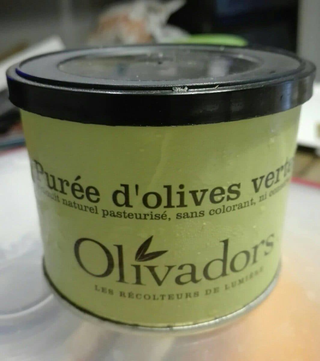 Open Food Facts Purée d olives vertes packshot
