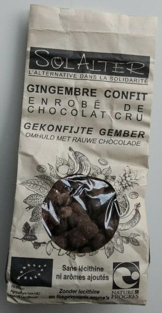Open Food Facts Gigmebre confit enrobé de chocolat cru packshot
