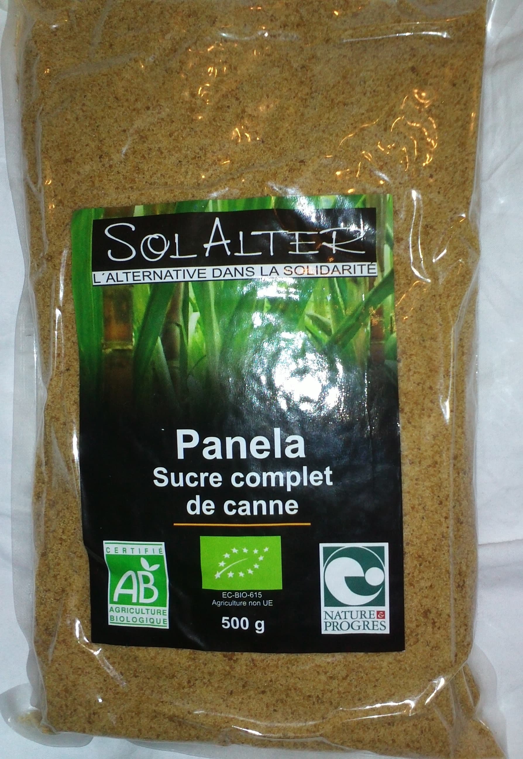 Solalter Panela Sucre complet de canne packshot